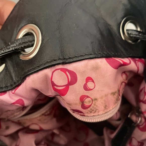 Coach black patent leather poppy mini bag - Picture 9 of 13